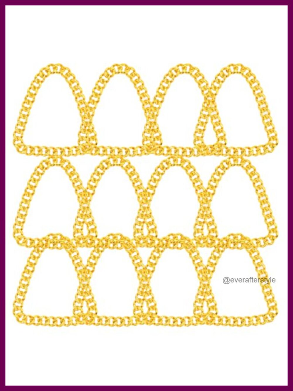 12 Pc Chunky Plastic Hip Hop Chain 31.5" Costume Necklace Set